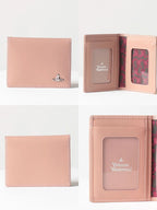 Card holder ID holder genuine leather long solid color nowadaysfashion