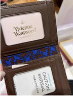 Card holder ID holder genuine leather long solid color nowadaysfashion