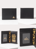 Card holder ID holder genuine leather long solid color nowadaysfashion