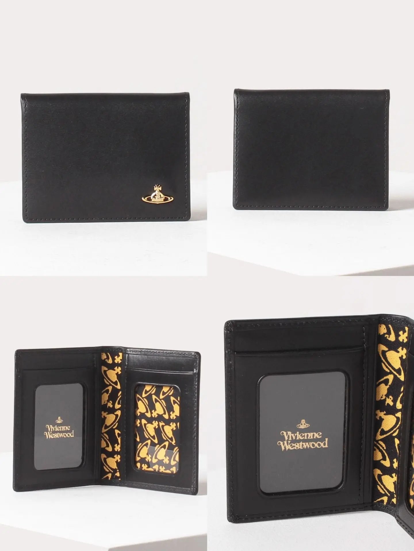 Card holder ID holder genuine leather long solid color - Blade & Thread