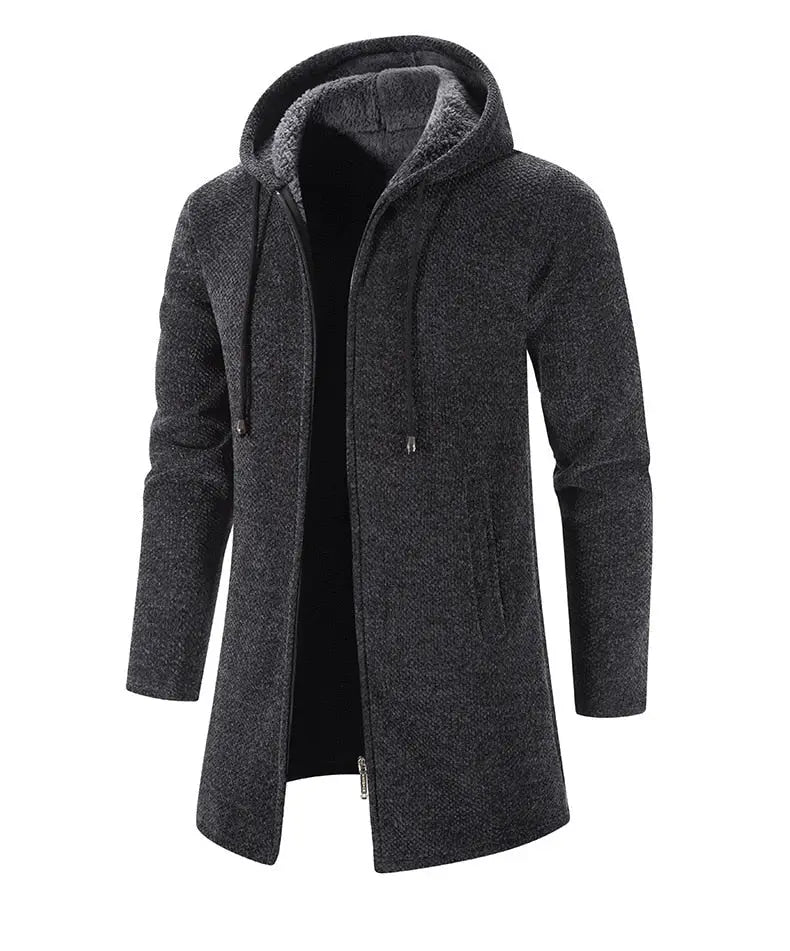 Cashmere Men's Cardigan Chenille Outer Sweater Coat Windbreaker nowadaysfashion