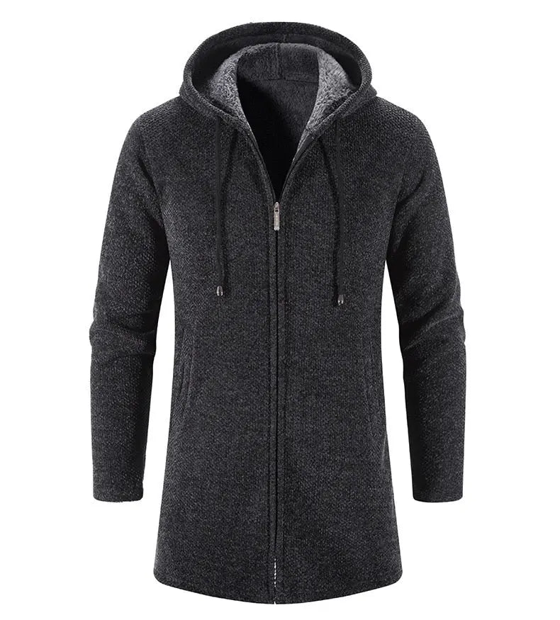Cashmere Men's Cardigan Chenille Outer Sweater Coat Windbreaker nowadaysfashion