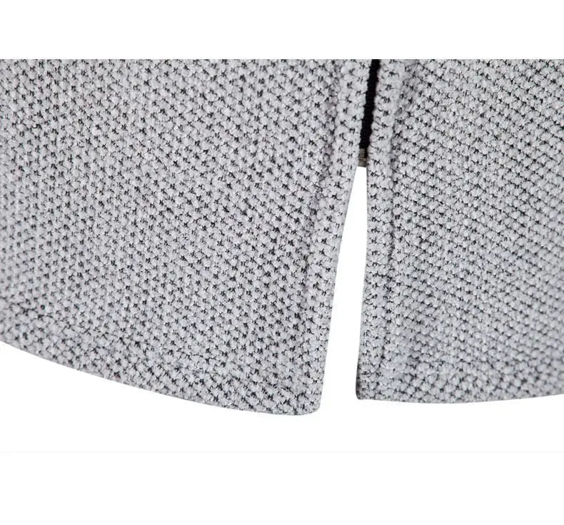 Cashmere Men's Cardigan Chenille Outer Sweater Coat Windbreaker - Blade & Thread