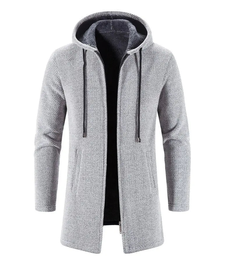 Cashmere Men's Cardigan Chenille Outer Sweater Coat Windbreaker nowadaysfashion