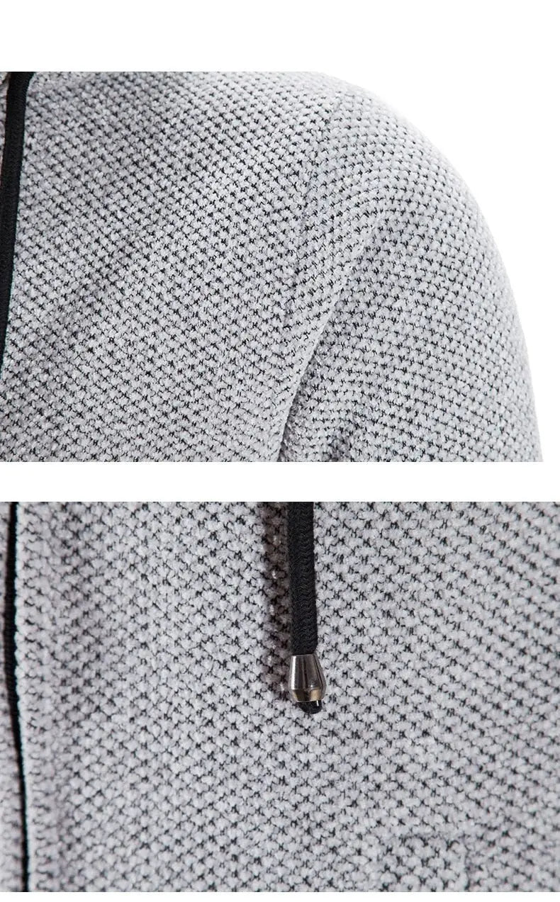 Cashmere Men's Cardigan Chenille Outer Sweater Coat Windbreaker nowadaysfashion