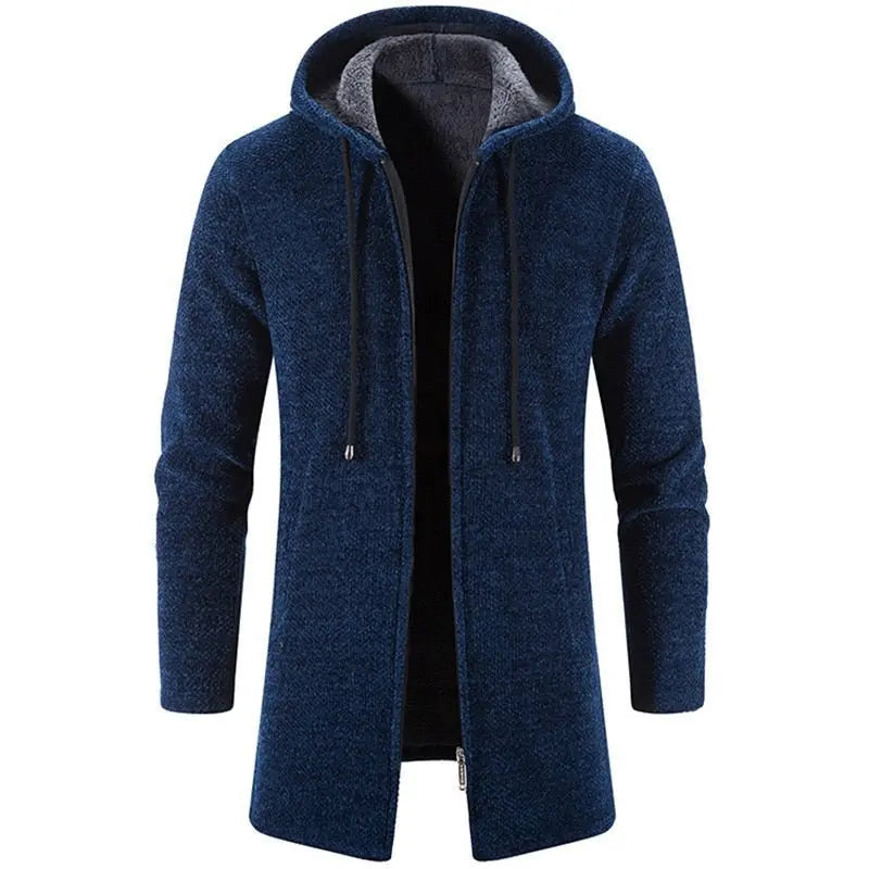 Cashmere Men's Cardigan Chenille Outer Sweater Coat Windbreaker nowadaysfashion