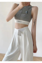 Casual Baggy Trousers Women Summer High-Waist Pants Loose Straight Mopping Pants nowadaysfashion