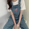 Casual Denim Jumpsuits Women Loose Overalls Baggy Wide Leg Rompers nowadaysfashion