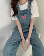 Casual Denim Jumpsuits Women Loose Overalls Baggy Wide Leg Rompers nowadaysfashion