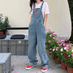 Casual Denim Jumpsuits Women Loose Overalls Baggy Wide Leg Rompers nowadaysfashion