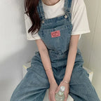 Casual Denim Jumpsuits Women Loose Overalls Baggy Wide Leg Rompers nowadaysfashion