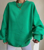 Casual Letters Print Sweatshirt Women Long Sleeve Loose Hoodies Y2k Streetwear nowadaysfashion