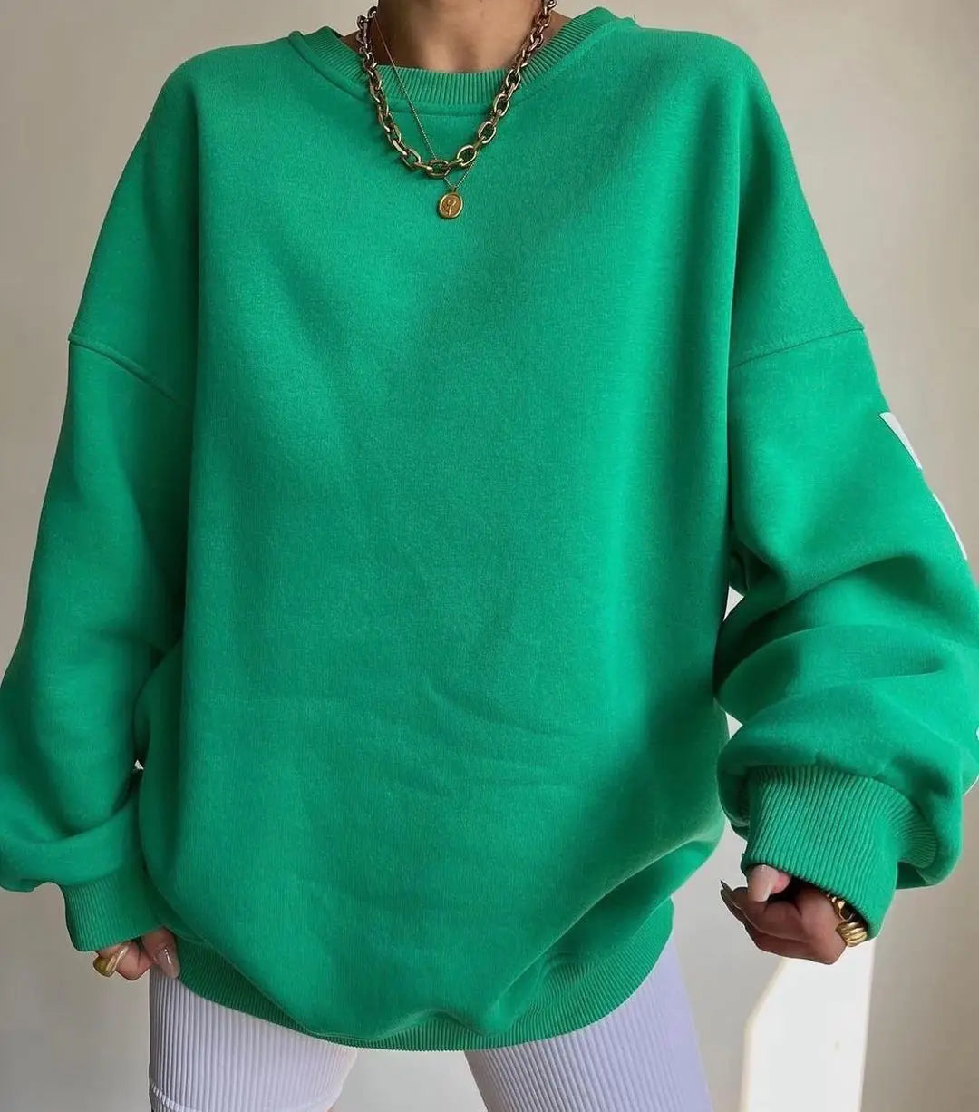 Casual Letters Print Sweatshirt Women Long Sleeve Loose Hoodies Y2k Streetwear nowadaysfashion