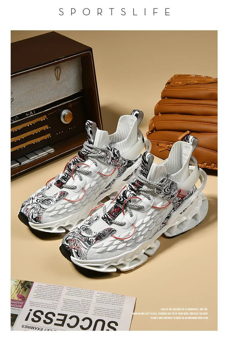 casual Shoes platform Shoes Blade running high top Shoes - Blade & Thread