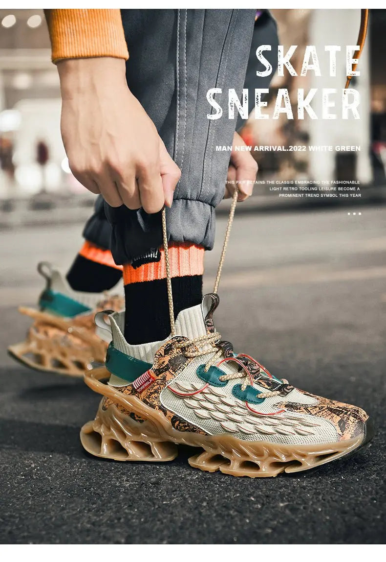 casual Shoes platform Shoes Blade running high top Shoes - Blade & Thread