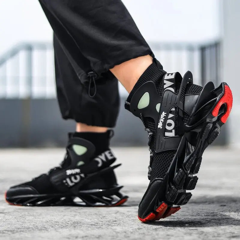 casual solid color Shoes platform Shoes fashion sports shoes - Blade & Thread