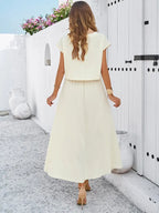 Casual solid color vest dress nowadaysfashion