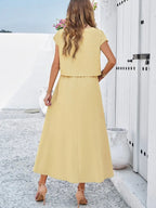 Casual solid color vest dress nowadaysfashion