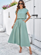 Casual solid color vest dress nowadaysfashion
