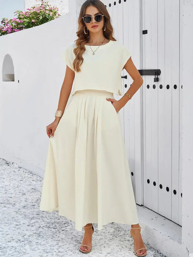 Casual solid color vest dress nowadaysfashion