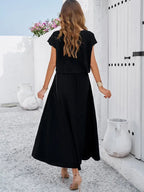 Casual solid color vest dress nowadaysfashion