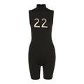 Casual Women Playsuit Summer New Casual Skinny Slim Stretch Print Letter Female Tracksuit nowadaysfashion