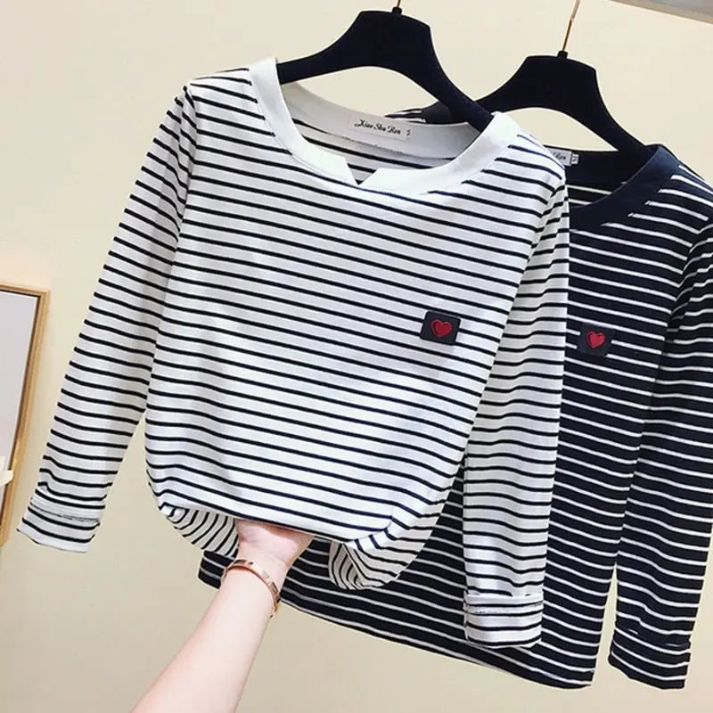 Casual Women T-Shirt Long Sleeve Style Slim Basic Cotton Tshirt Top Womens Clothing nowadaysfashion