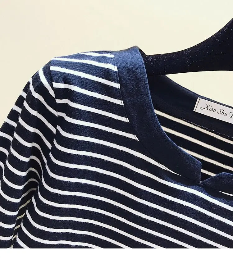 Casual Women T-Shirt Long Sleeve Style Slim Basic Cotton Tshirt Top Womens Clothing - Blade & Thread