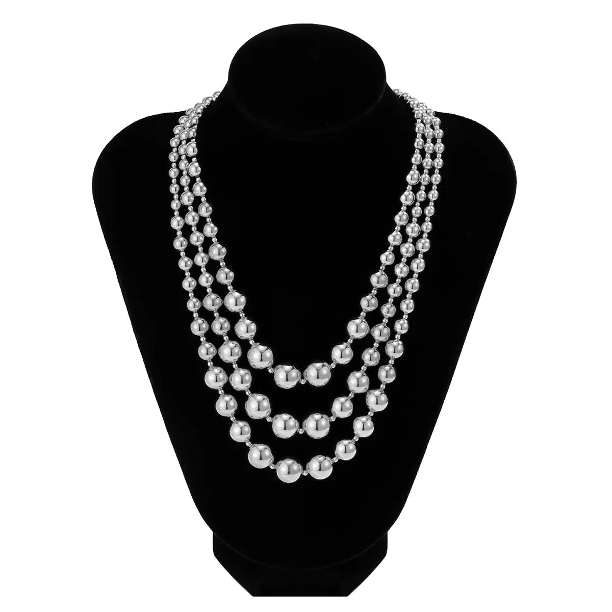 CCB Material Exaggerated Big Choker Necklace Collar for Women Hiphop Chunky Chain Necklace nowadaysfashion
