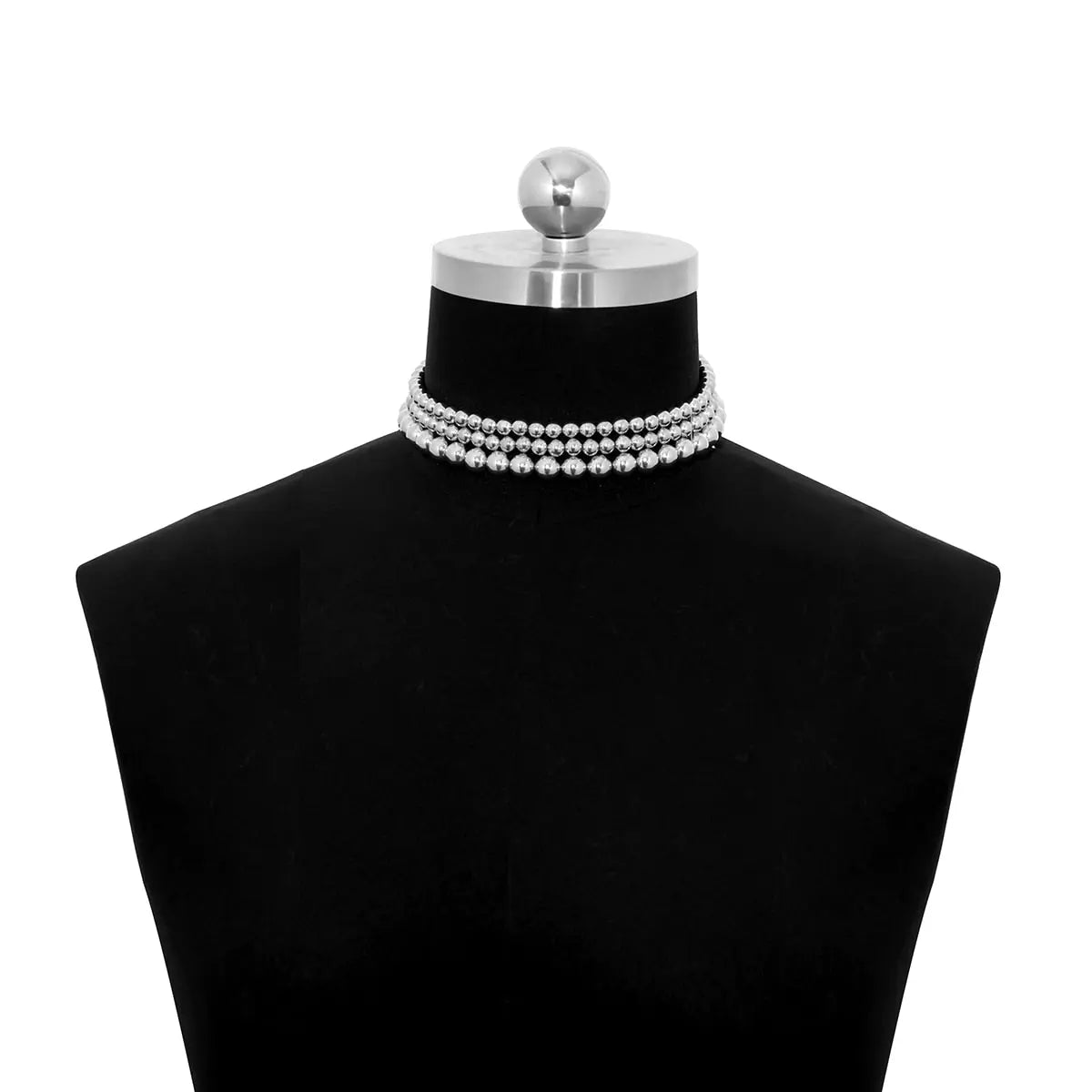 CCB Material Exaggerated Big Choker Necklace Collar for Women Hiphop Chunky Chain Necklace nowadaysfashion