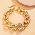 CCB Material Exaggerated Big Choker Necklace Collar for Women Hiphop Chunky Chain Necklace nowadaysfashion