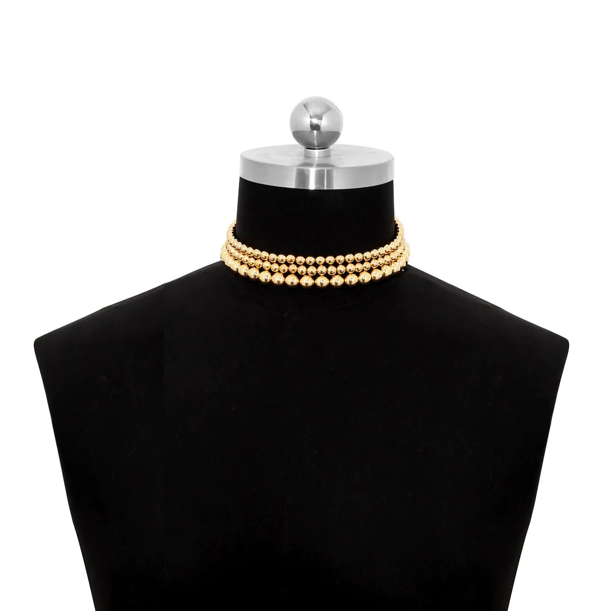CCB Material Exaggerated Big Choker Necklace Collar for Women Hiphop Chunky Chain Necklace nowadaysfashion