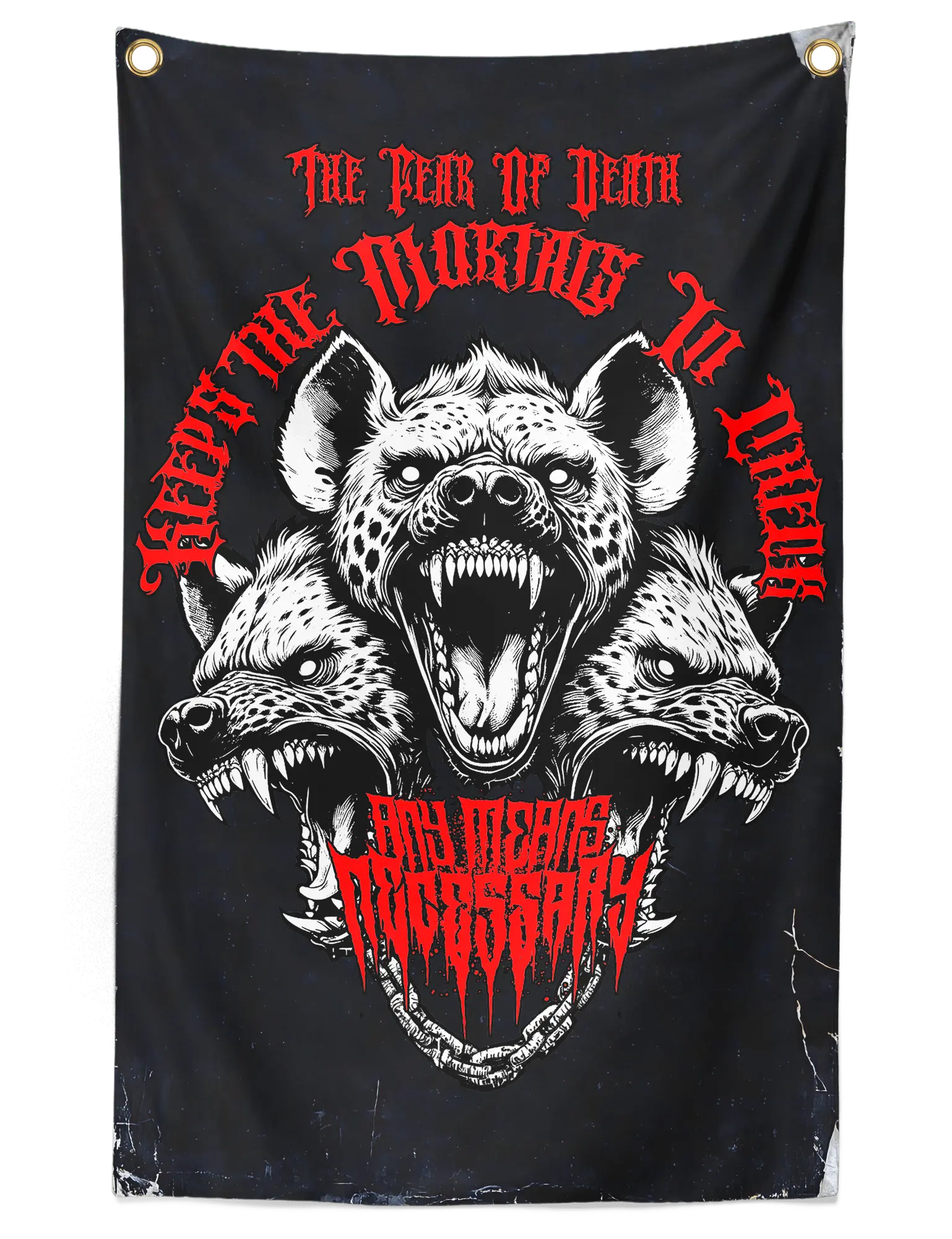 Cerberus Banner - Blade & Thread
