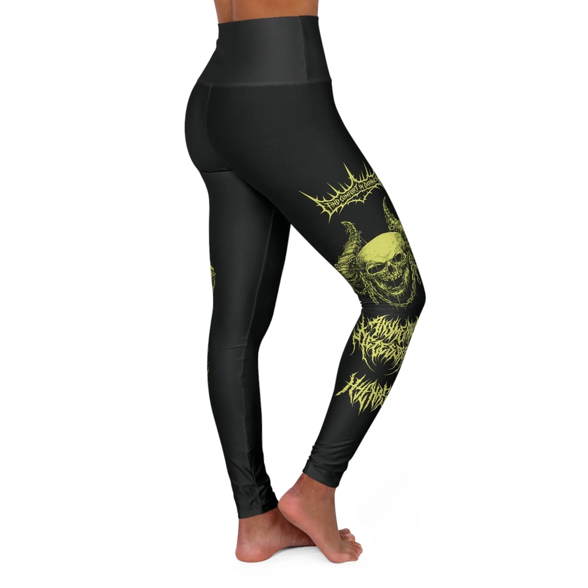 Chains High Waisted Yoga Leggings Any Means Necessary Clothing