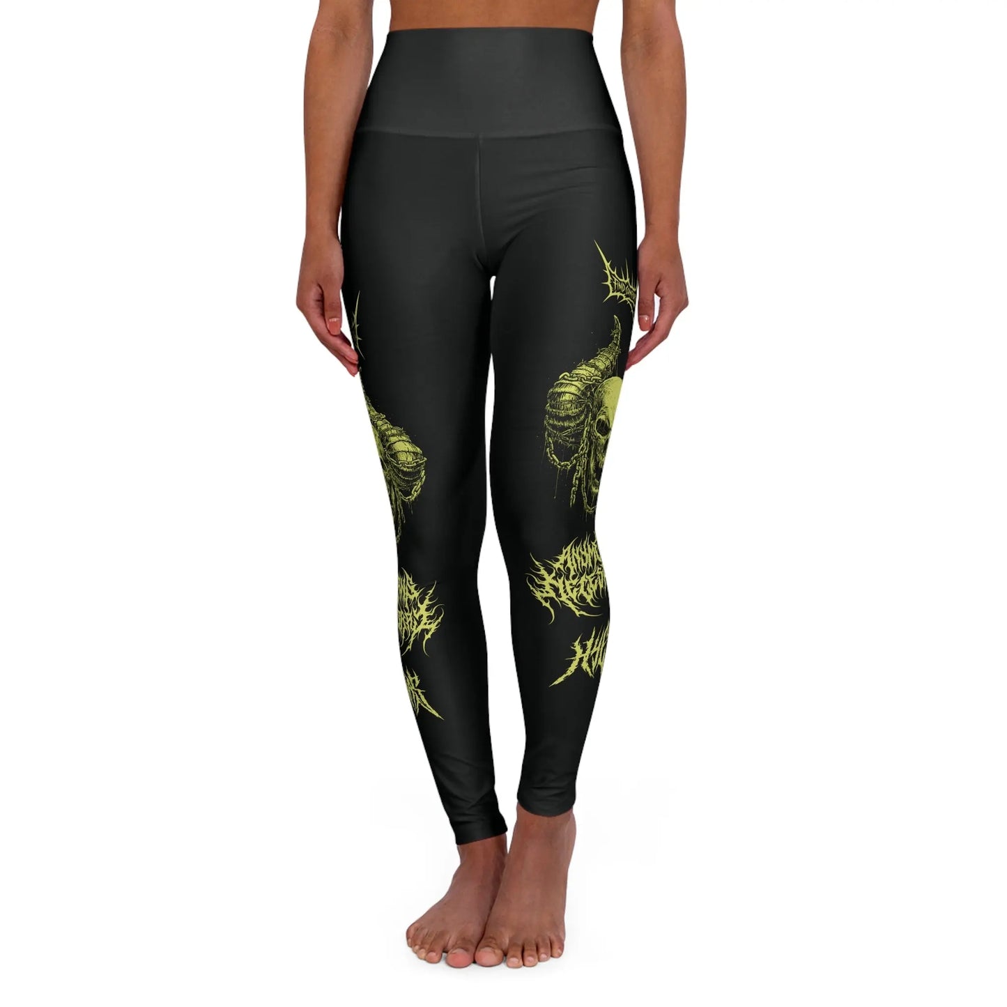 Chains High Waisted Yoga Leggings - Blade & Thread