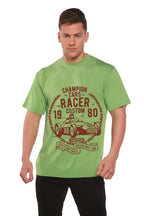 Champions Cars Men's Bamboo Viscose/Organic Cotton Short Sleeve Graphic T-Shirt Spun Bamboo