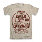Champions Cars Men's Bamboo Viscose/Organic Cotton Short Sleeve Graphic T-Shirt Spun Bamboo