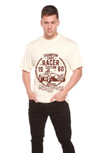 Champions Cars Men's Bamboo Viscose/Organic Cotton Short Sleeve Graphic T-Shirt Spun Bamboo