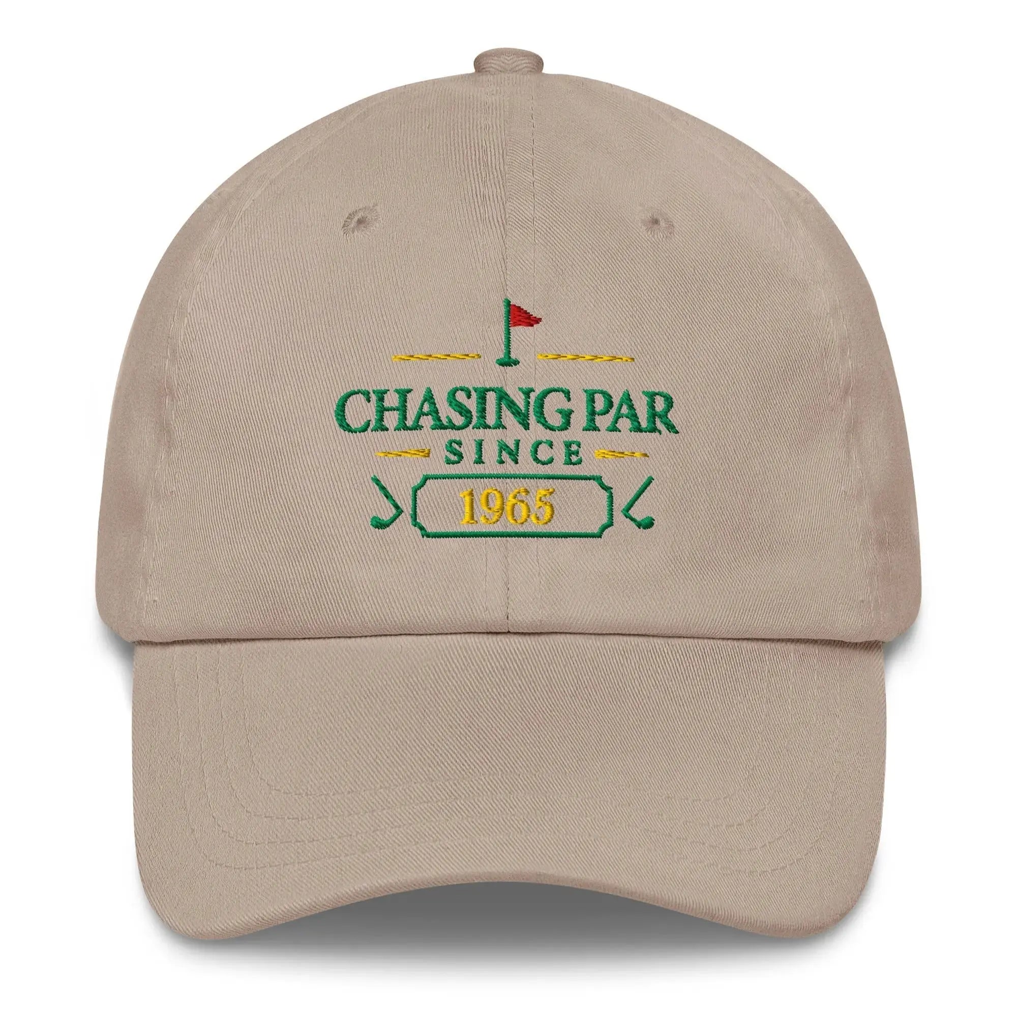 Chasing Par Since "Year" - Custom Dad hat Golfer Paradise