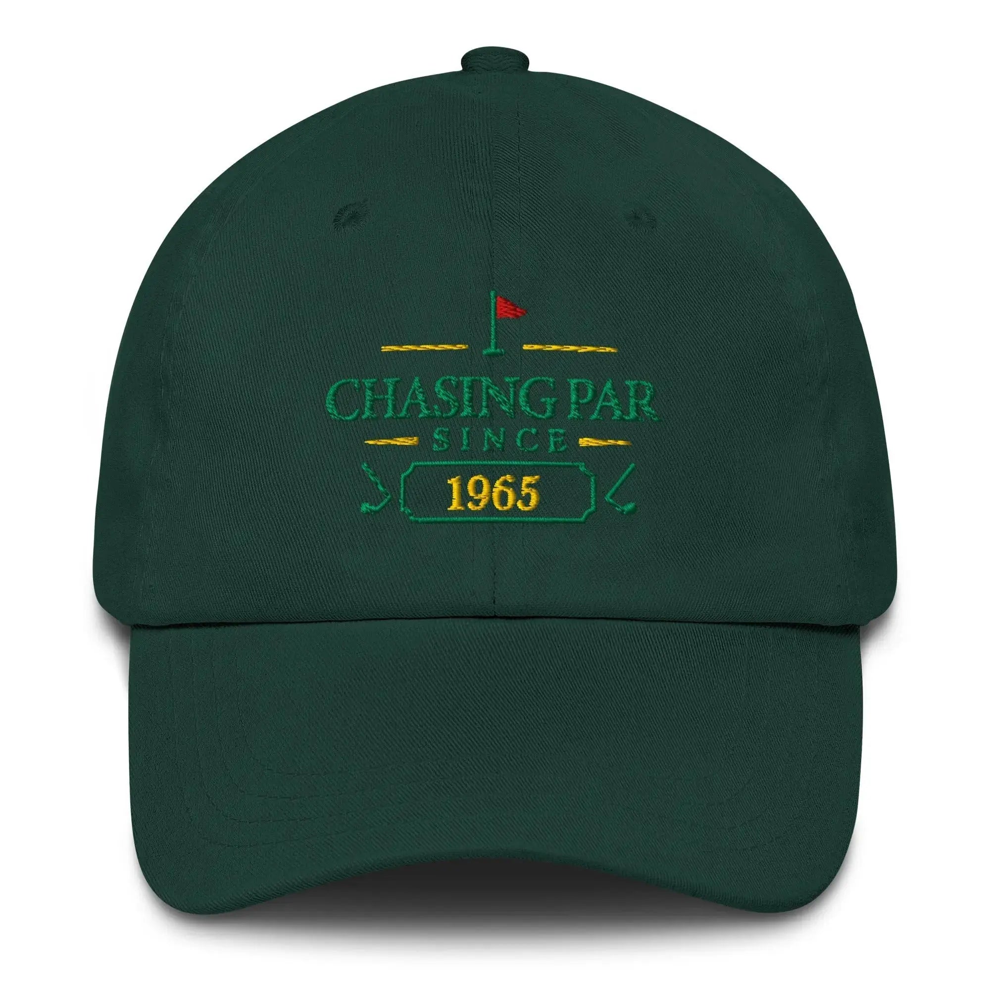 Chasing Par Since "Year" - Custom Dad hat Golfer Paradise