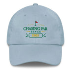Chasing Par Since "Year" - Custom Dad hat Golfer Paradise