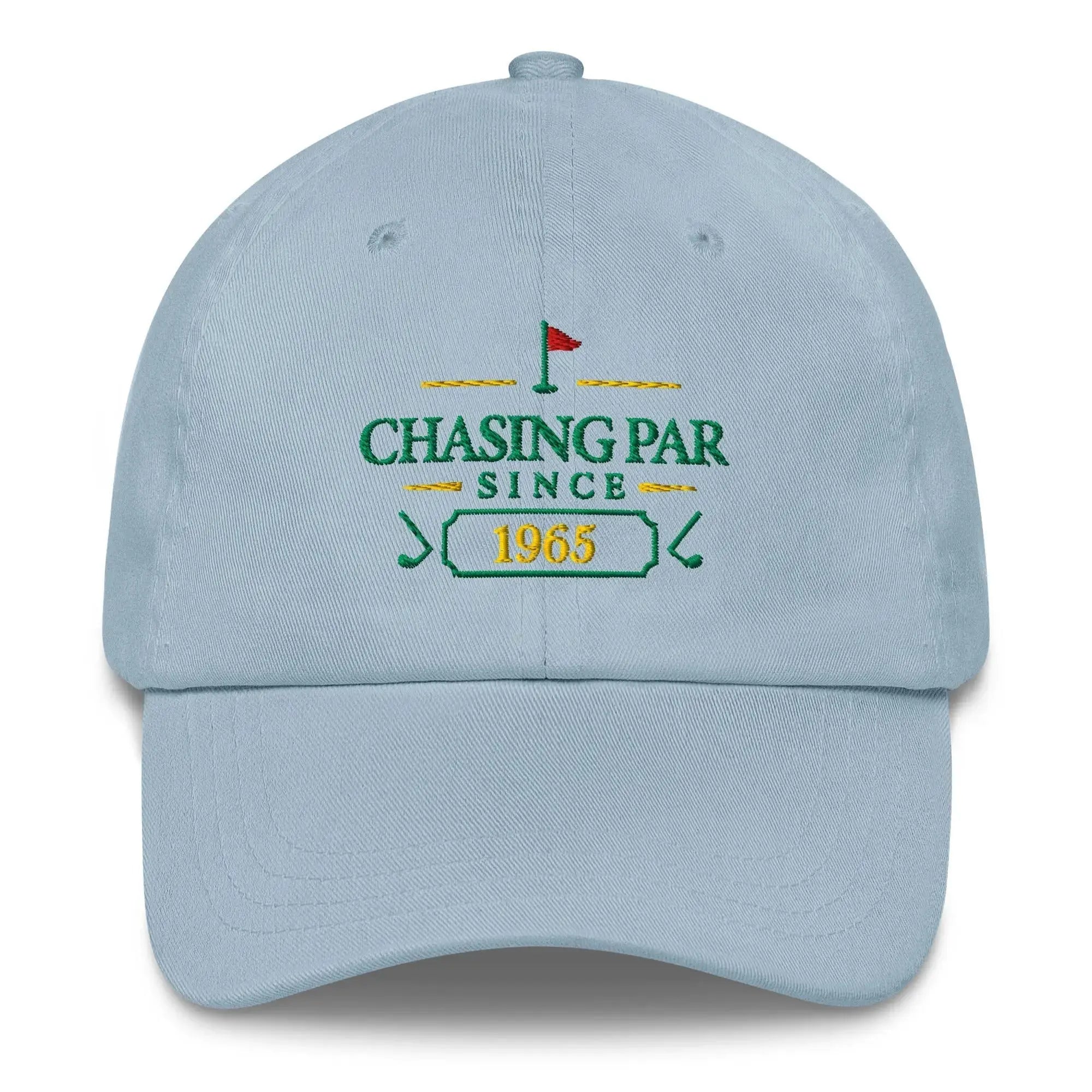Chasing Par Since "Year" - Custom Dad hat Golfer Paradise