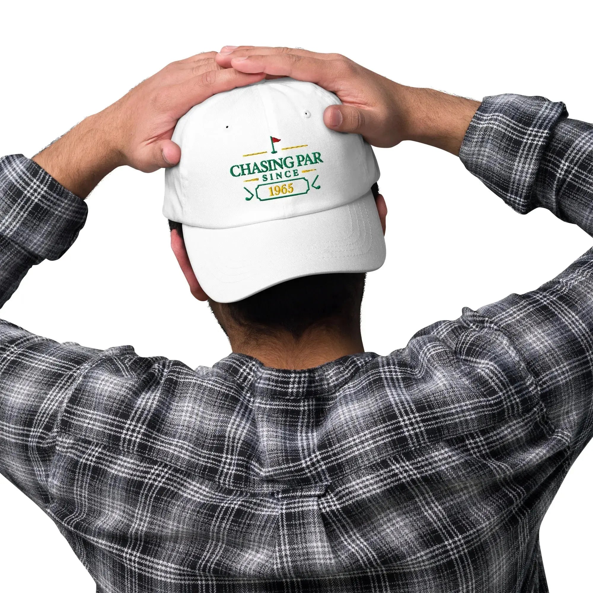 Chasing Par Since "Year" - Custom Dad hat Golfer Paradise
