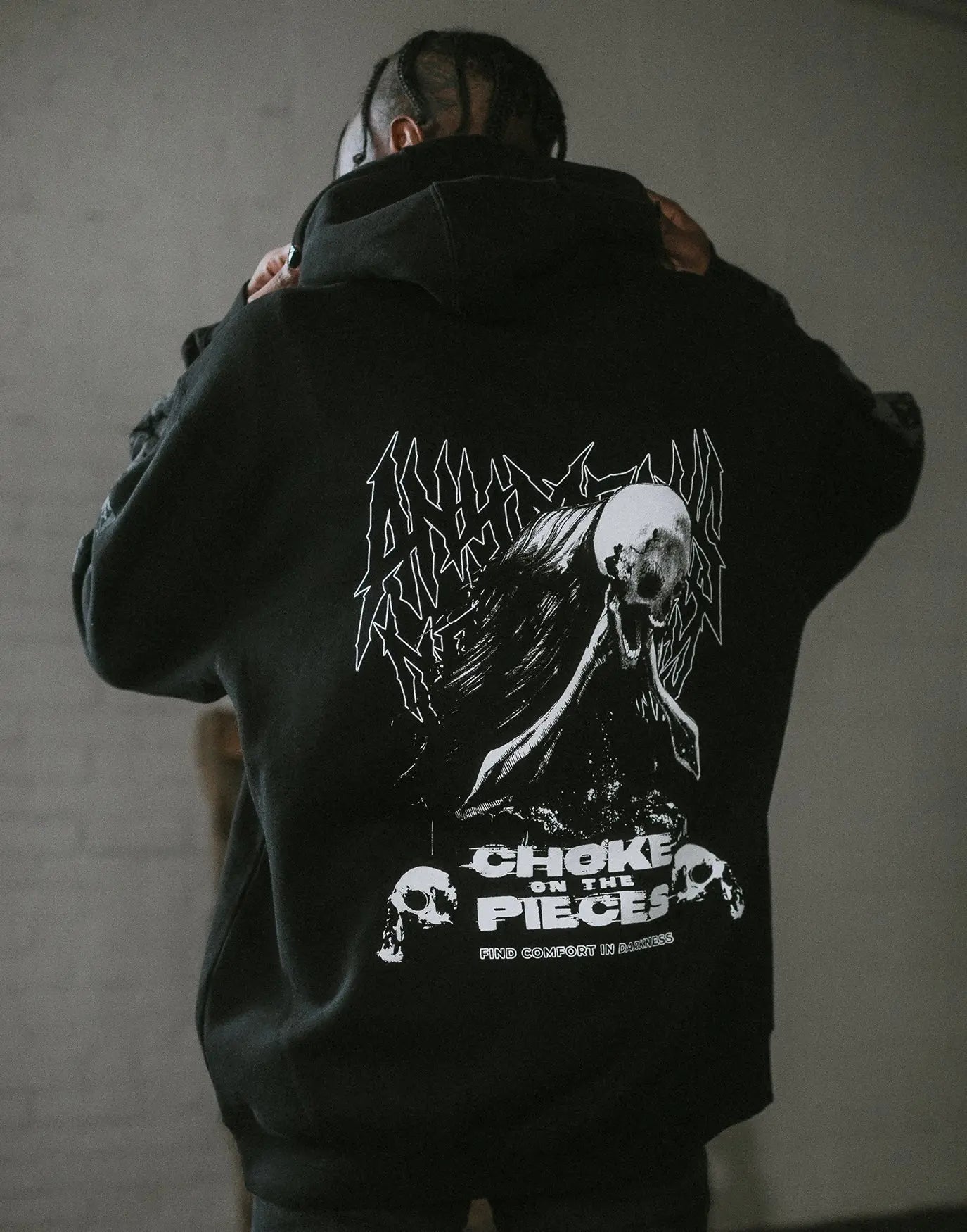 Choke Pullover Hoodie Any Means Necessary Clothing