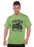 Chopper Custom Motors Men's Bamboo Viscose/Organic Cotton Short Sleeve Graphic T-Shirt Spun Bamboo