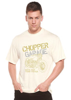 Chopper Garage Men's Bamboo Viscose/Organic Cotton Short Sleeve Graphic T-Shirt Spun Bamboo