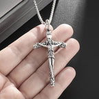 Christian Good Friday Cross Amulet Pendant Necklace nowadaysfashion