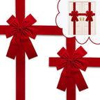 Christmas Door Hanging Bow Ribbon - Blade & Thread