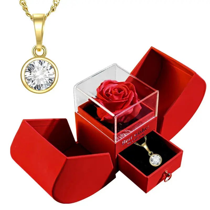 Christmas Jewelry Box Necklace - Blade & Thread
