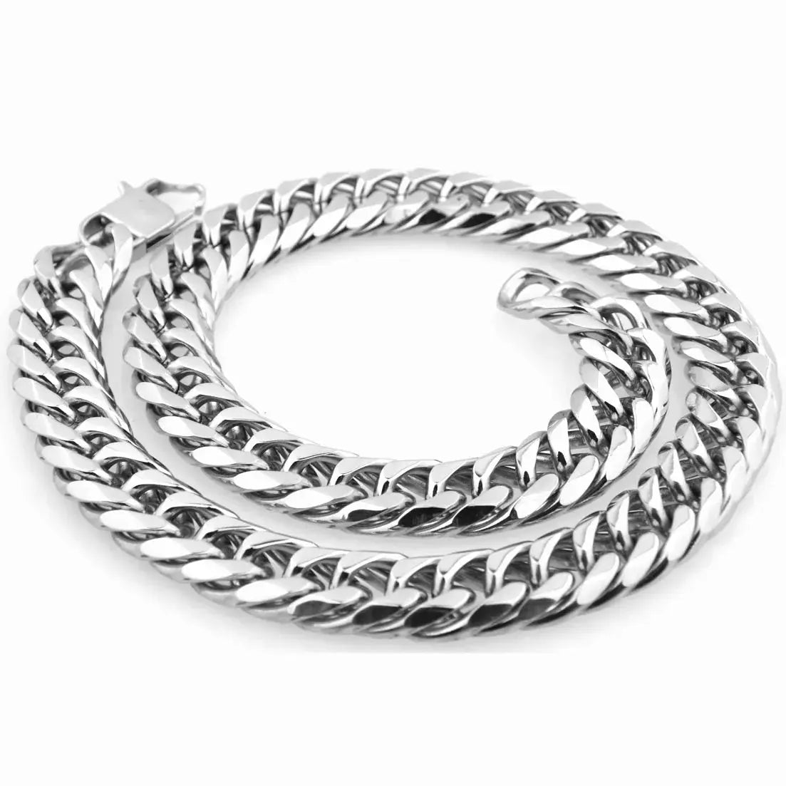 chunky silver necklace - Blade & Thread